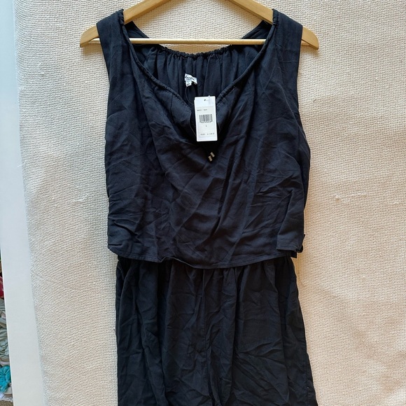 Splendid NWT Black Sleeveless Romper - Picture 1 of 6